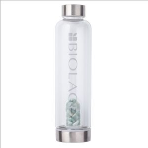 Biolage Gemstone Glass Water Bottle New